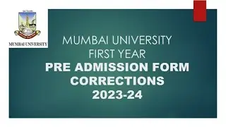 How to correct profile details in pre-admission form?