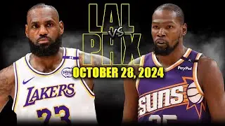 Los Angeles Lakers vs Phoenix Suns Full Game Highlights - October 28, 2024 | 2024-25 NBA Season