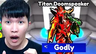 AKU DAPET GODLY TITAN DOOMSPEAKER DI TOILET TOWER DEFENSE ROBLOX