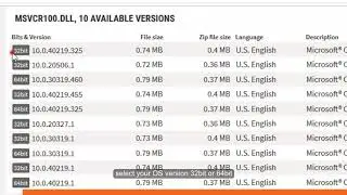 How to Fix MSVCR100.dll Missing Error