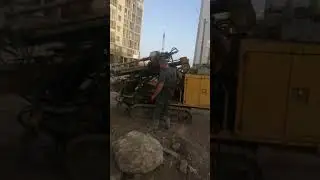 Ребята приехали бурить
