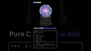 CSS Pure Plasma Ball