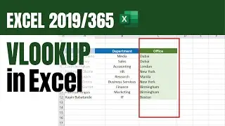 How to use VLOOKUP in Excel - Excel 2019/Excel 365