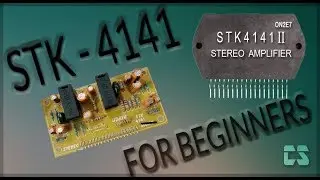 stk4141 board wiring and how to assemble a amplifier using stk4141 ic at very low cost.