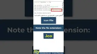 Change the tkinter window Icon