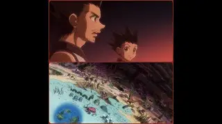Ging tells Gon about Dark Continent / english dubbed hunter x hunter