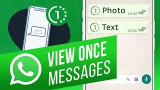 How to Send One Time View Pictures & Videos on WhatsApp | How to Send Disappearing Messages