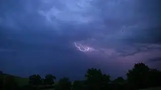 L'orage s'éloigne - Bruit du tonnerre et chants d'oiseaux - 4 juin 2022