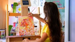 PAINT WITH ME✨Creating a Special Painting From Start to Finish