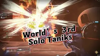 World's 3rd Solo Taniks