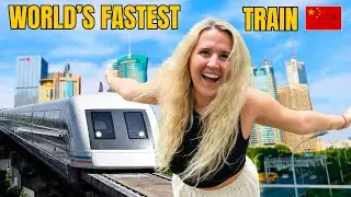 Entering CHINA as Americans! Riding The World's FASTEST Train (Shanghai)