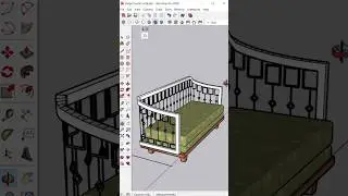 Sofa With Shape Bender In SketchUp 