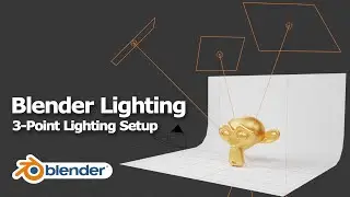 3 Point Lighting Setup | Blender studio lighting tutorial for beginners