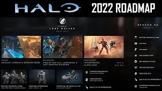 HALO INFINITE 2022 ROADMAP REVEALED! Season 2 & Season 3 Content Schedule!