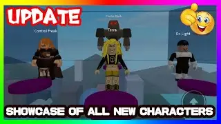 *NEW UPDATE* SHOWCASE OF ALL NEW CHARACTERS - Roblox Teen Titans Battlegrounds