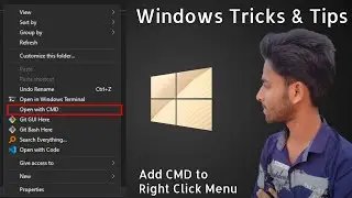 How to add CMD to Windows Context Menu | Md. Rokibul Hasan | Coding Club Pro - Programming Community