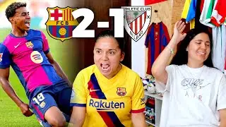 Reacción: VUELVE A GANAR EL BARÇA. Barcelona 2-1 Athletic de Bilbao *Golazo de Lamine