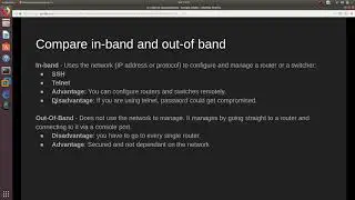 CCNA Security IINS Exam Topics | 2.1.a Compare in-band and out-of band Day 6