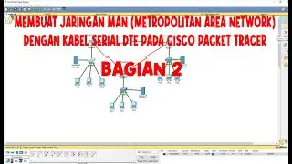 MEMBUAT JARINGAN MAN (METROPOLITAN AREA NETWORK) DENGAN KABEL SERIAL DTE PADA CISCO PACKET TRACER