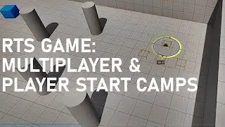 RTS Game - Multiplayer Setup (4 Players) & Player Starting Camps