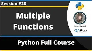 Multiple functions can be created (Python Tutorial - Part 28)