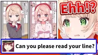 Ui mama shyly reads lines of Marine's l*wd comic [Shigure Ui/Eng sub]