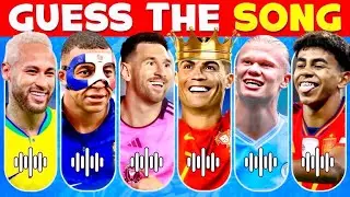 #2 Who is Singing? 🎶 Guess PLAYER Who Owns SONG!! Ronaldo Song, Neymar Song, Messi Song, Mbappe Song