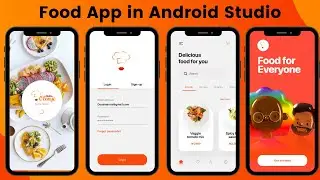 Food App in Android Studio | Food Ordering  App in Android Studio | In Hindi | Coding Tutorials