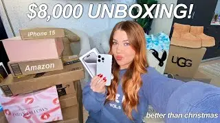 MY BIGGEST UNBOXING EVER! Iphone 15 pro max, platform uggs, clothing haul & more!