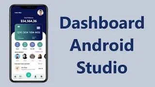 ✅ Android UI Design Mobile dashboard UI Tutorial | android projects