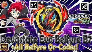 New Devastate Evo Belfyre B7 Qr-Codes | Новые Qr-Коды Devastate Evo Belfyre B7 - Beyblade Burst