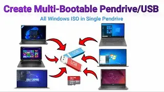 How to Create Multi-Bootable USB/Pendrive | Ek Pendrive/USB/SD Card me sub ISO Kaise Boot Karen