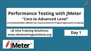 JMeter Core to Advanced with BeanShell Day 1 Pls contact or whatsapp us on +91-8019952427 to enroll