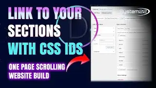 Divi Theme LINK TO SECTIONS Using CSS IDs 👍👍👈