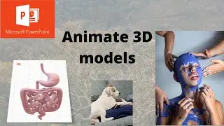 This video explains how to animate 3D models in Microsoft PowerPoint