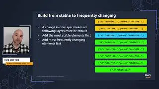 AWS Lambda Container Image Support | Optimizing Lambda container images | E5