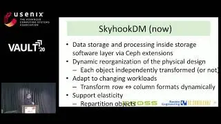 Vault 20 - Scaling Databases and File APIs with Programmable Ceph Object Storage