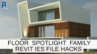 Revit  Floor Spotlight Family Tutorial | Use Photometric Web Files in Revit | IES Files Hacks |