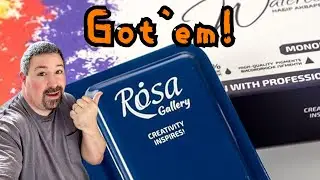 Rosa Gallery Watercolor Review Part 1 | Swatching the Mono Pigmented Set