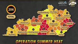 Operation Summer Heat | State wide operation leads to arrest of 206 people in Kentucky