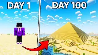 I Survived 100 Days of Desert Only Minecraft