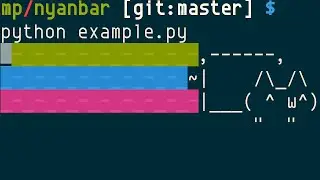 NyanBar, Nyan Cat progress bar for python