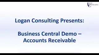 Business Central Demo - Accounts Receivable