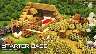 Minecraft House Tutorial｜How to Build a Starter Base In Minecraft