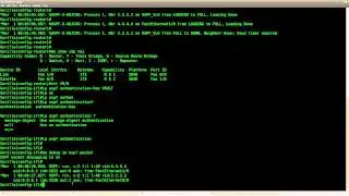 OSPF Authentication lab in GNS3