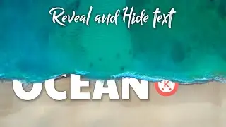 HIDE and REVEAL Text With Wave in Kinemaster | Text Animation in Kinemaster | Kinemaster Tutorial