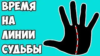 ДАТИРОВКА по ЛИНИИ СУДЬБЫ (время на линии Судьбы) / хиромантия / Кладезь Хиромантии