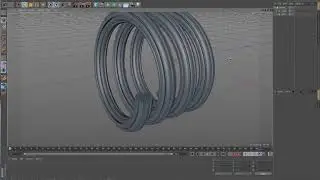 Using a Sweep NURB creates geometry based on two splines,  cinema4d tutorial