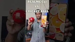 Realme vs Cricket Ball