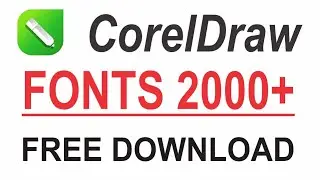 How to Download 2000+ Fonts Free For Coreldraw | How to Install fonts in coreldraw | Awais Graphics